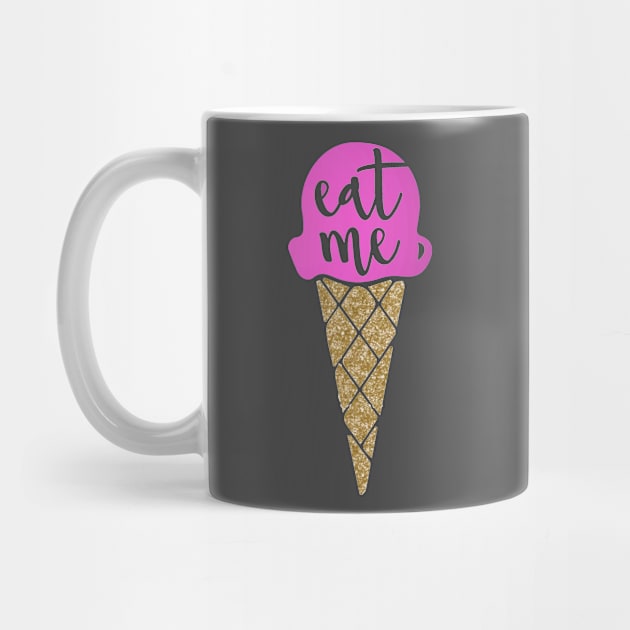 Eat me, Funny ice cream print by FuseTheory1